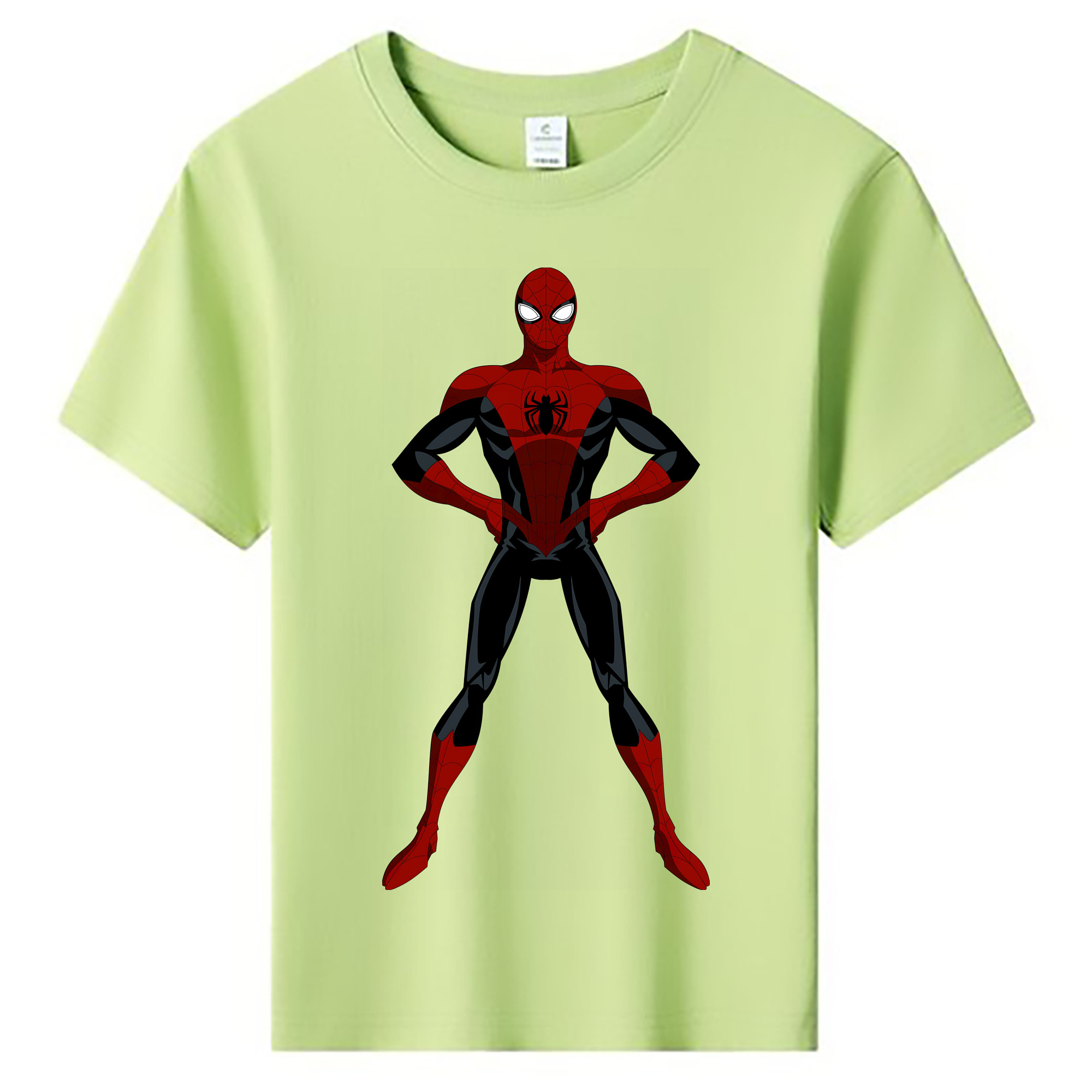 （画像用） Spider Man スパイダーマン 綿100％キッズTシャツ（フロントプリント）